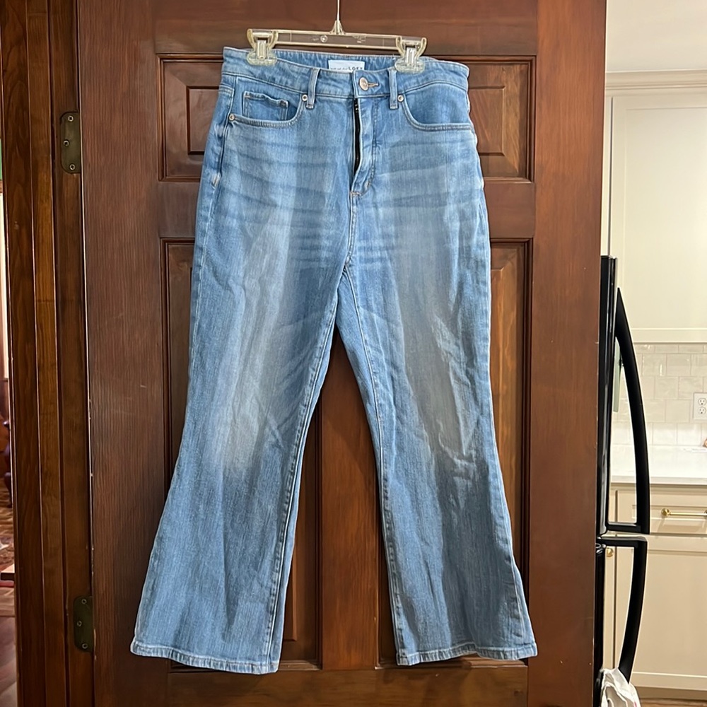 Loft size 27 cropped CURVY jeans